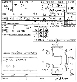TOYOTA PRIUS 2012