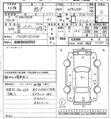 NISSAN SERENA 2012