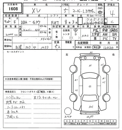 SUBARU XV 2013