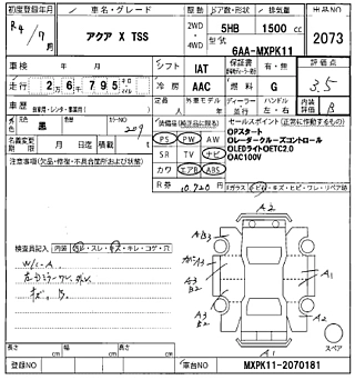 TOYOTA AQUA 2022