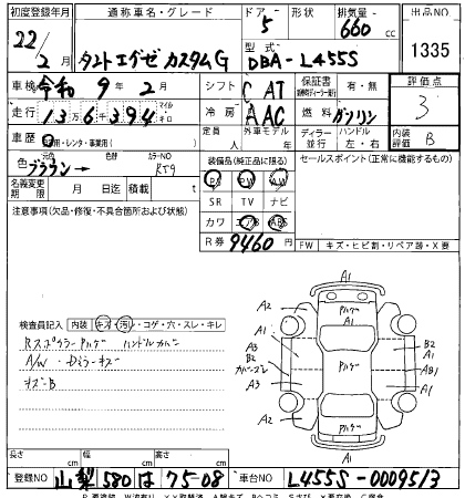 DAIHATSU TANTO EXE 2010