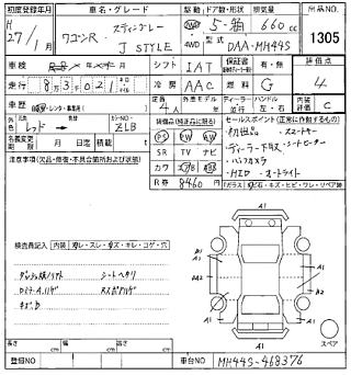 SUZUKI WAGON R 2015