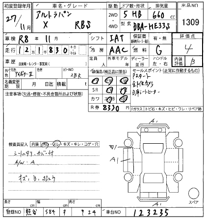 SUZUKI ALTO LAPIN 2015