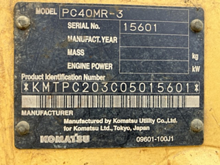 KOMATSU PC40MR-3 2008