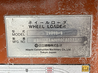 HITACHI ZW310-6 2019