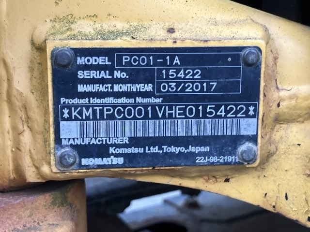 KOMATSU PC01-1A 2017