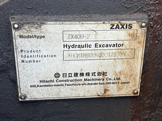 HITACHI ZX40U-2 2008