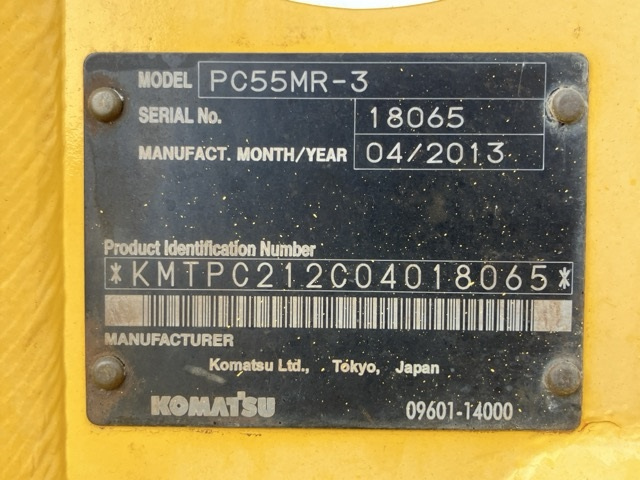 KOMATSU PC55MR-3 2013