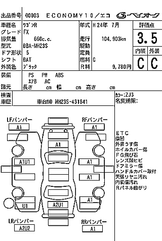 SUZUKI WAGON R 2012