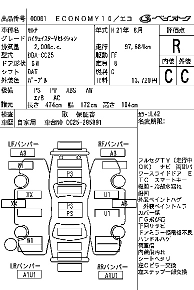 NISSAN SERENA 2009