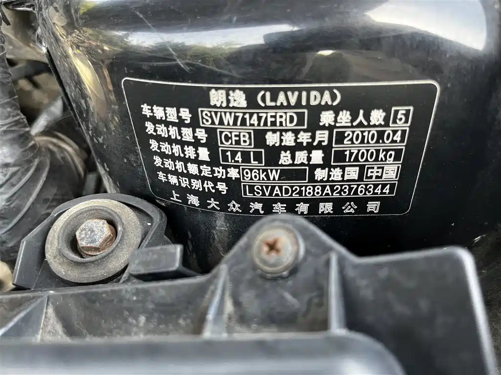 VOLKSWAGEN LAVIDA 2010