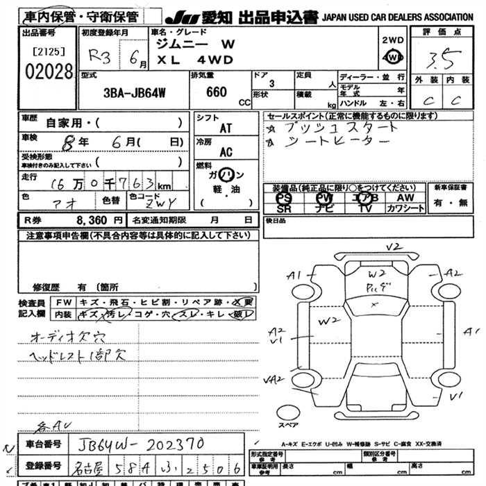 Аукционный лист