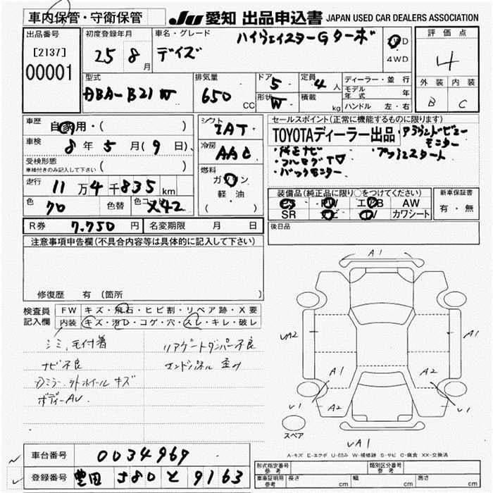 Аукционный лист