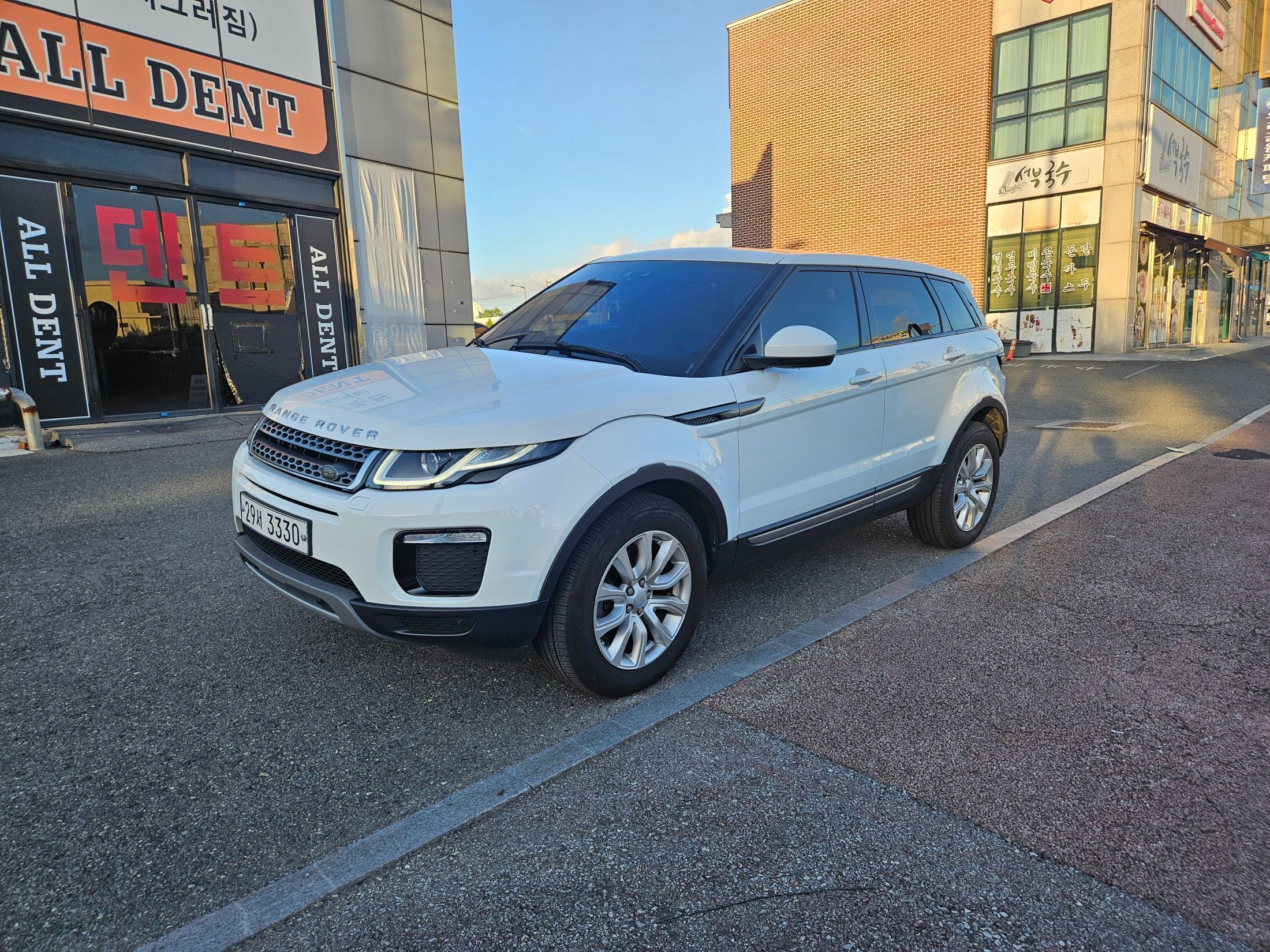 Аукционный лист LAND ROVER RANGE ROVER EVOQUE 2018