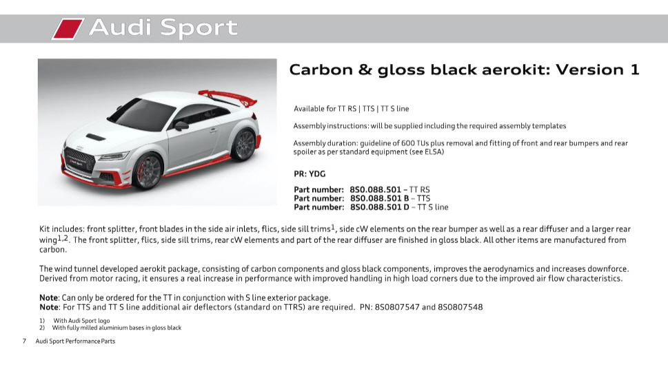 AUDI TT8S 2016