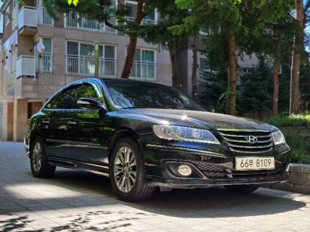 Аукционный лист HYUNDAI GRANDEUR THE LUXURY 2010
