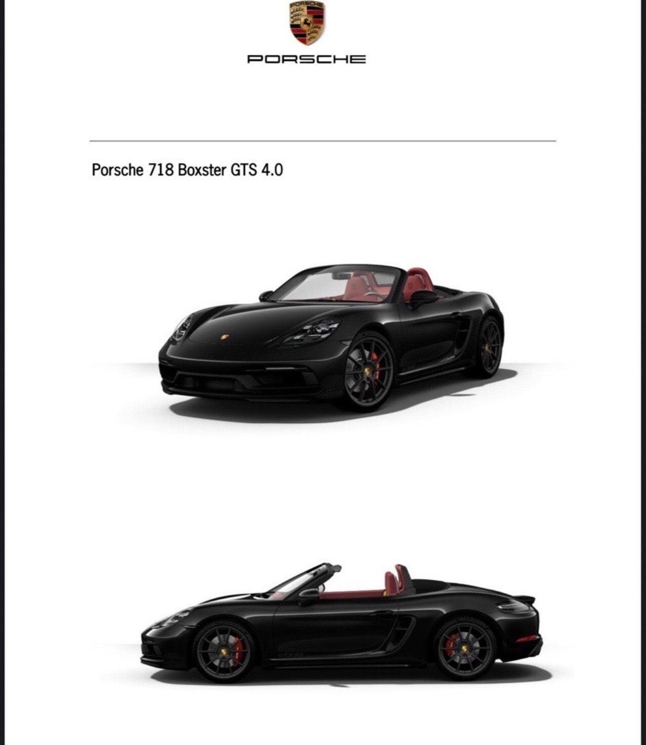 PORSCHE 718 BOXSTER 2021