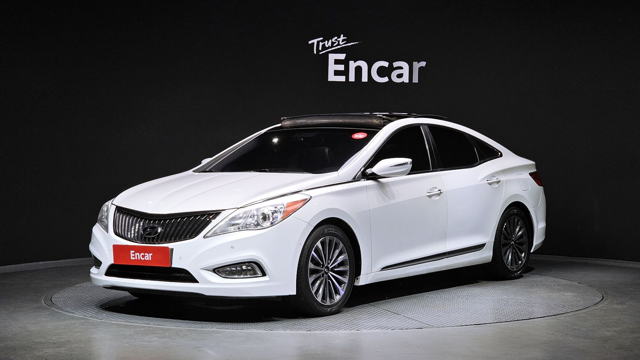 Аукционный лист HYUNDAI GRANDEUR HG 2012