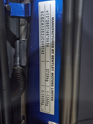 BENTLEY CONTINENTAL GT 2018