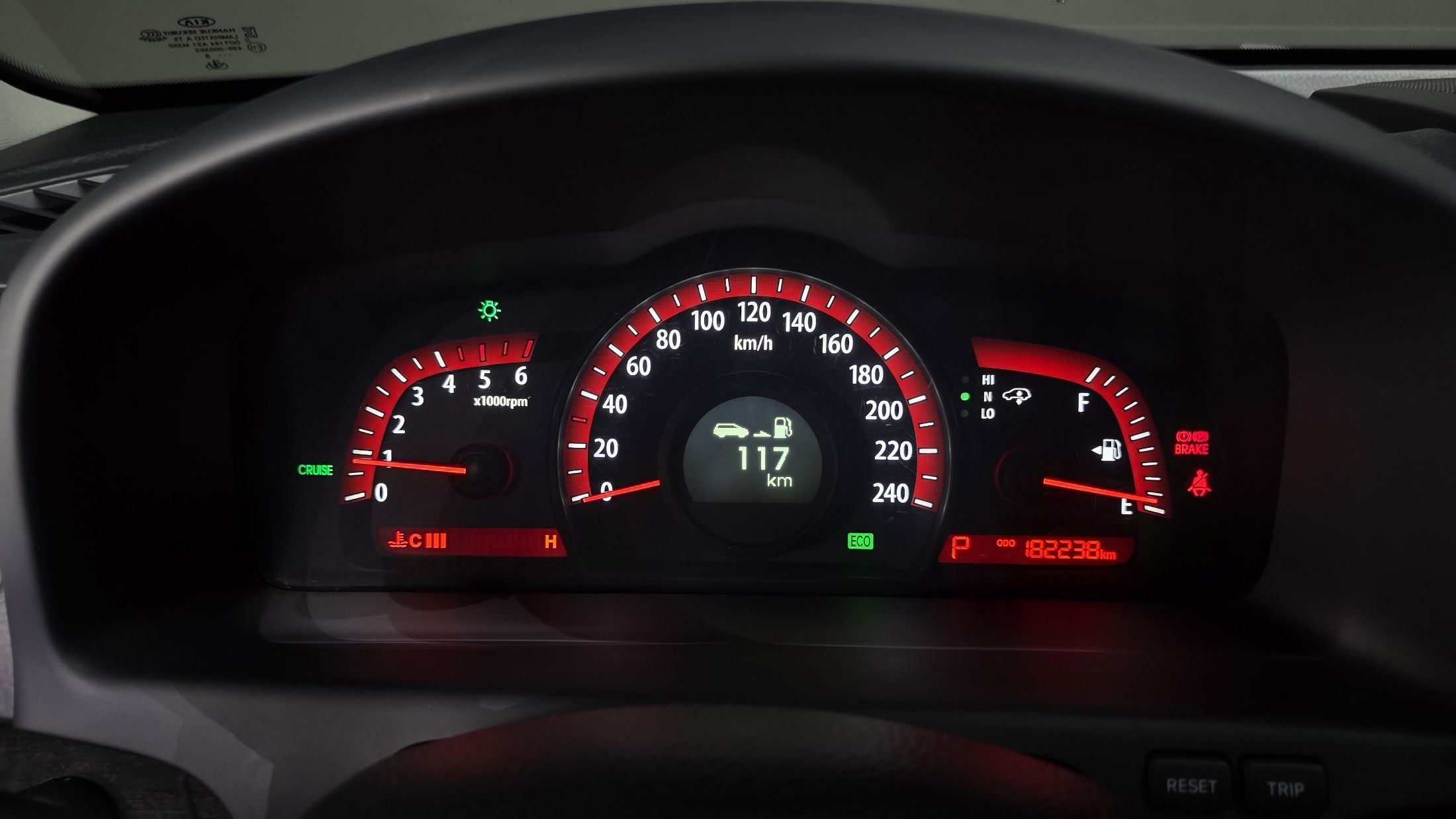 KIA MOHAVE 2015
