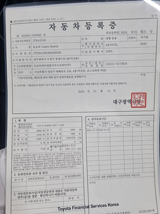 TOYOTA CAMRY XV70 2024