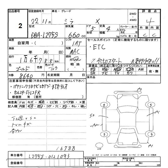 Аукционный лист