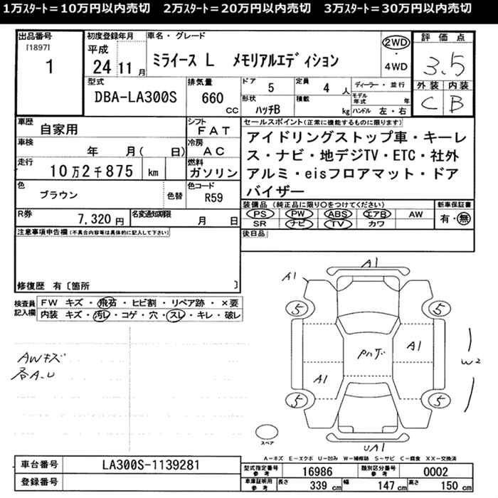 Аукционный лист