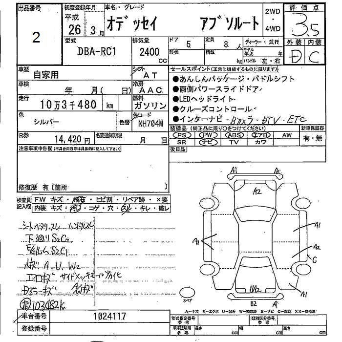 Аукционный лист