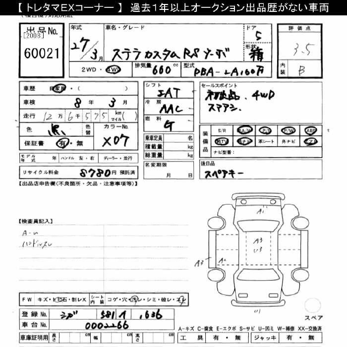 Аукционный лист