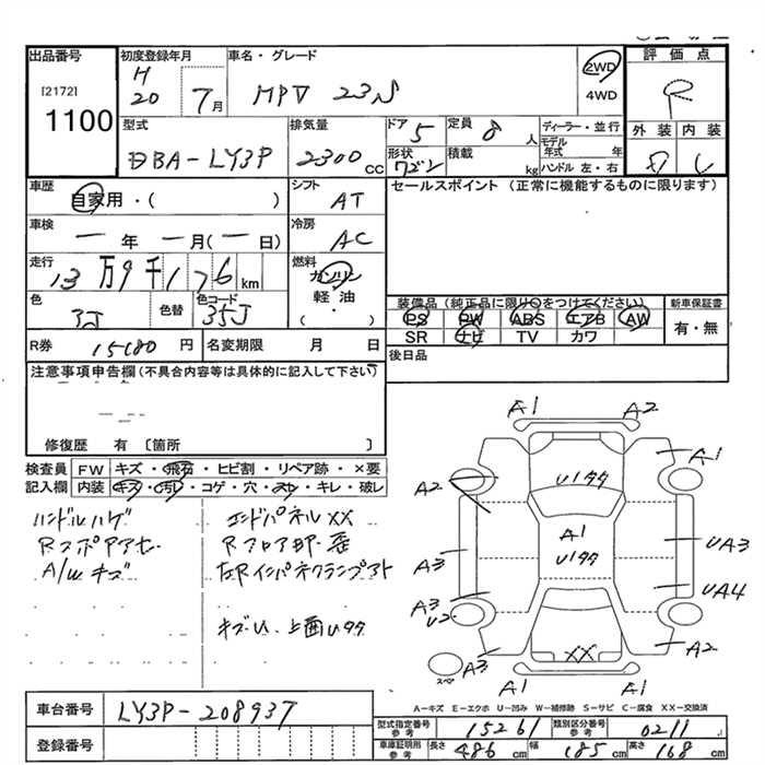 Аукционный лист