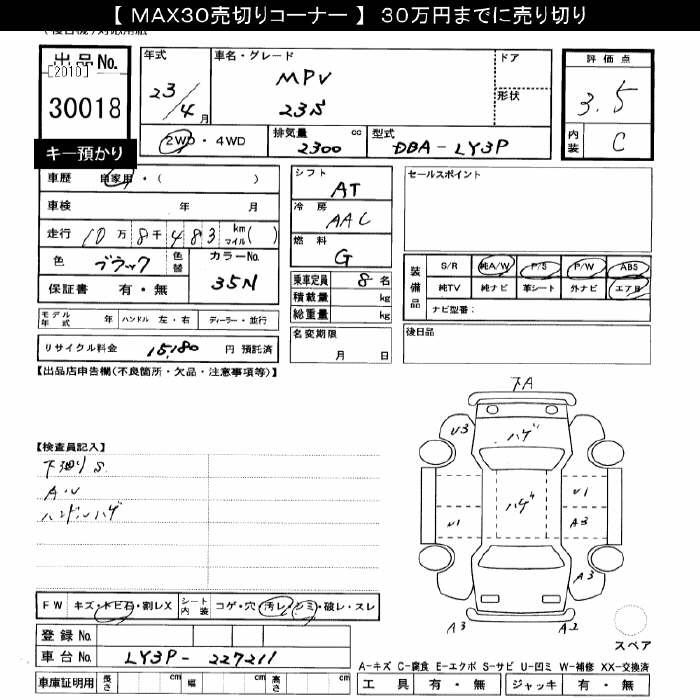 Аукционный лист