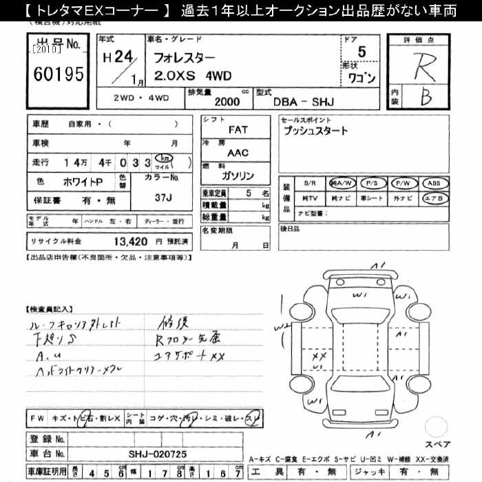 Аукционный лист