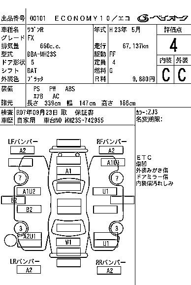 SUZUKI WAGON R 2011
