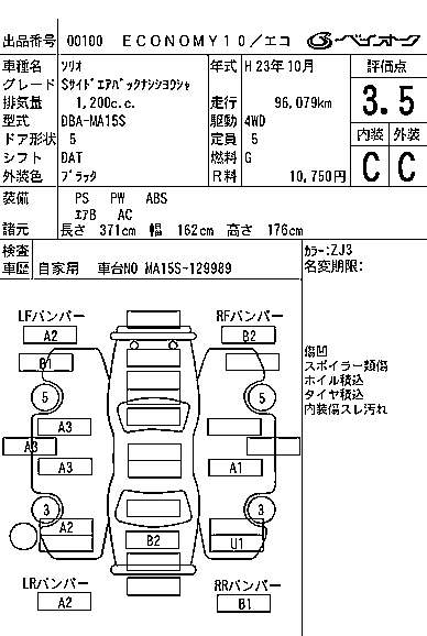SUZUKI SOLIO 2011