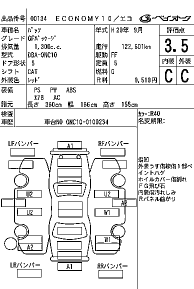 TOYOTA PASSO 2008