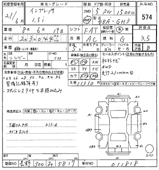 SUBARU IMPREZA 2009