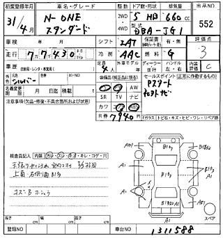 HONDA N ONE 2019