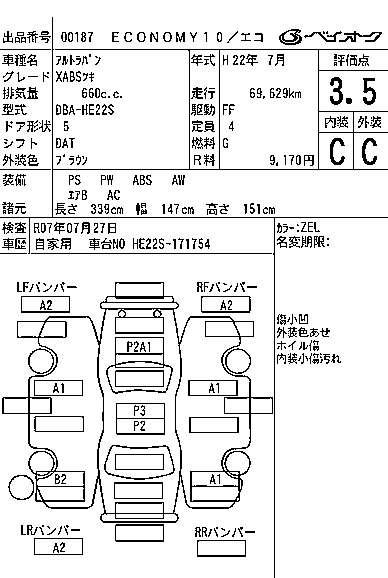 SUZUKI ALTO LAPIN 2010