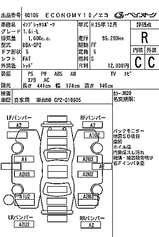 SUBARU IMPREZA 2013