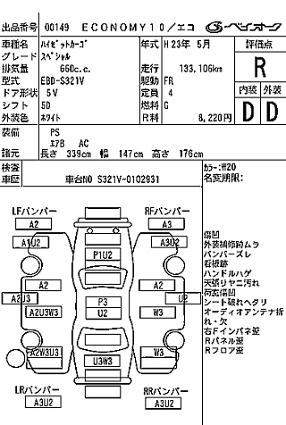DAIHATSU HIJET VAN 2011