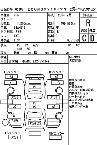 NISSAN NOTE 2014