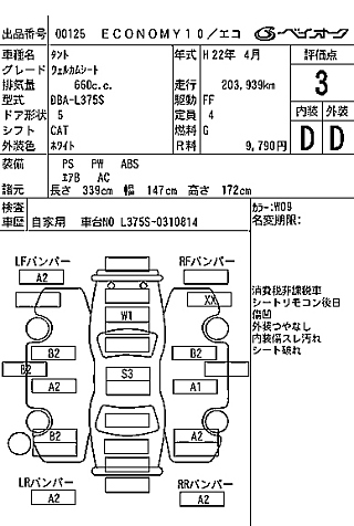 DAIHATSU TANTO 2010