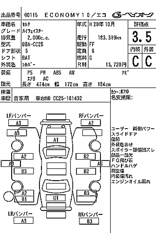 NISSAN SERENA 2008
