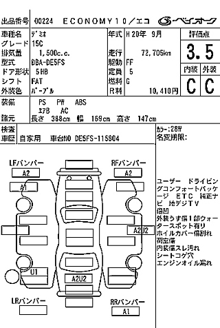 MAZDA DEMIO 2008