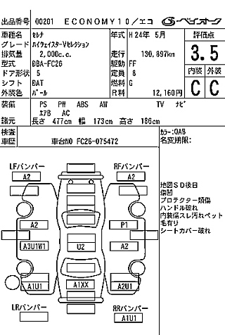 NISSAN SERENA 2012
