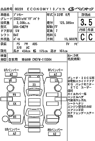 MAZDA PREMACY 2010