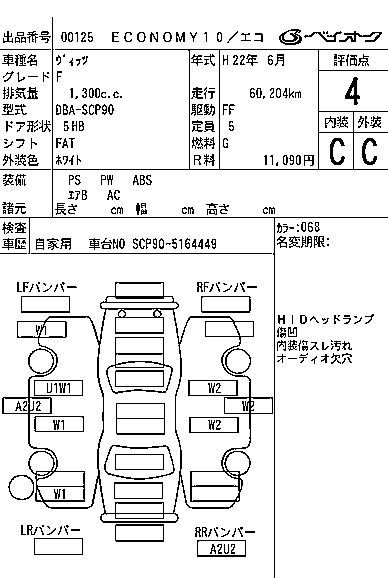 TOYOTA VITZ 2010