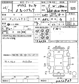 TOYOTA PRIUS ALPHA 2014