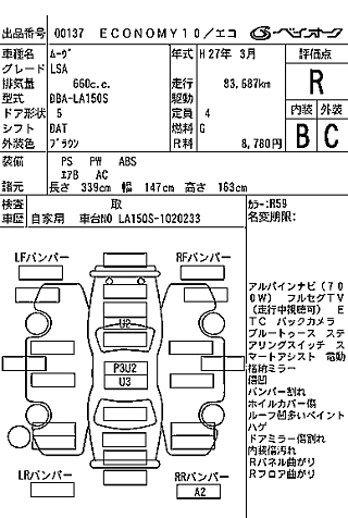 DAIHATSU MOVE 2015