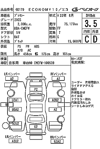 MAZDA PREMACY 2010